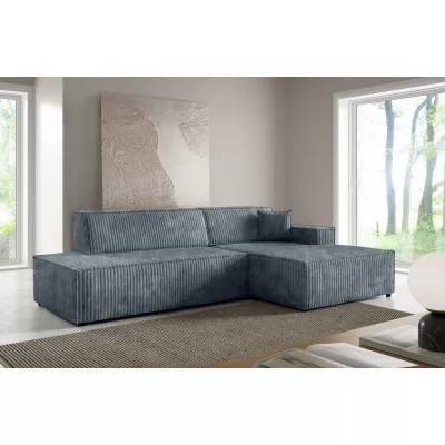 Rohová sedačka s úložným prostorem WINDSOR 1 - tmavá popelavá, pravý roh