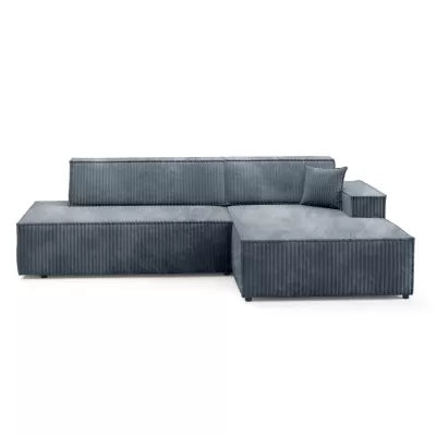 Rohová sedačka s úložným prostorem WINDSOR 1 - tmavá popelavá, pravý roh