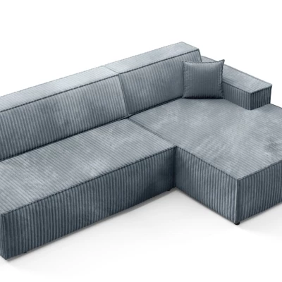 Rohová sedačka s úložným prostorem WINDSOR 1 - tmavá popelavá, pravý roh