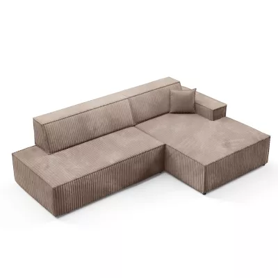 Rohová sedačka s úložným prostorem WINDSOR 1 - béžová, pravý roh