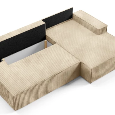 Rohová sedačka s úložným prostorem WINDSOR 1 - ecru 2, pravý roh