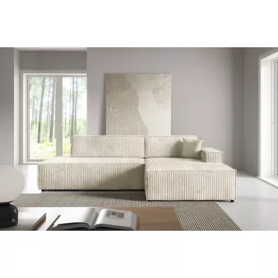 Rohová sedačka s úložným prostorem WINDSOR 1 - ecru 1, pravý roh