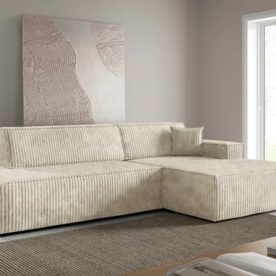 Rohová sedačka s úložným prostorem WINDSOR 1 - ecru 1, pravý roh