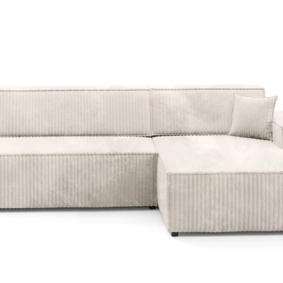 Rohová sedačka s úložným prostorem WINDSOR 1 - smetanová, pravý roh