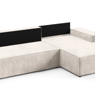 Rohová sedačka s úložným prostorem WINDSOR 1 - smetanová, pravý roh