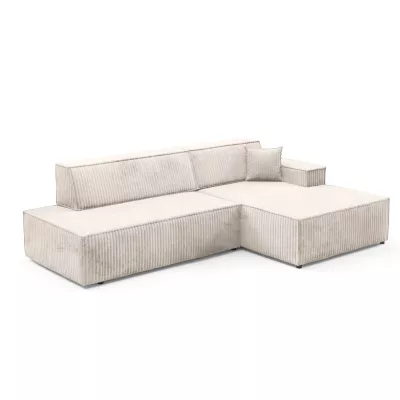Rohová sedačka s úložným prostorem WINDSOR 1 - smetanová, pravý roh