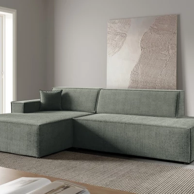 Rohová sedačka s úložným prostorem WINDSOR 1 - světlá šedá, levý roh