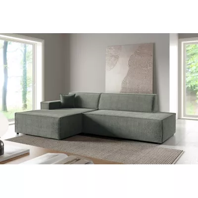 Rohová sedačka s úložným prostorem WINDSOR 1 - světlá šedá, levý roh