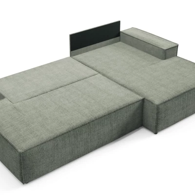 Rohová sedačka s úložným prostorem WINDSOR 1 - světlá šedá, levý roh