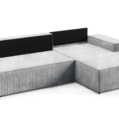 Rohová sedačka s úložným prostorem WINDSOR 1 - popelavá, levý roh