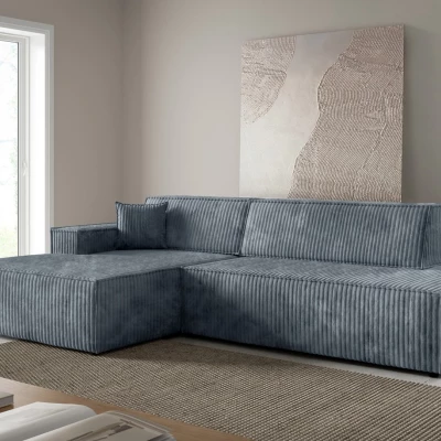 Rohová sedačka s úložným prostorem WINDSOR 1 - tmavá popelavá, levý roh