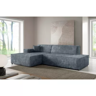 Rohová sedačka s úložným prostorem WINDSOR 1 - tmavá popelavá, levý roh