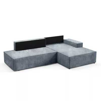 Rohová sedačka s úložným prostorem WINDSOR 1 - tmavá popelavá, levý roh