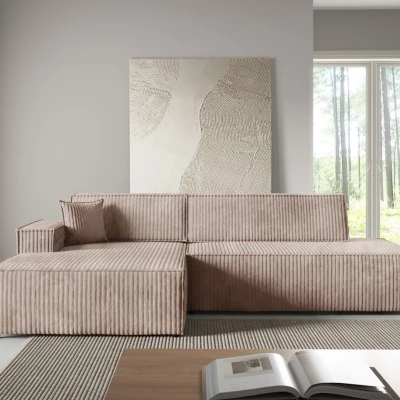 Rohová sedačka s úložným prostorem WINDSOR 1 - béžová, levý roh