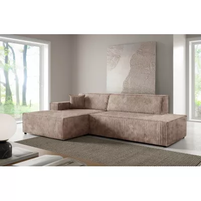 Rohová sedačka s úložným prostorem WINDSOR 1 - béžová, levý roh