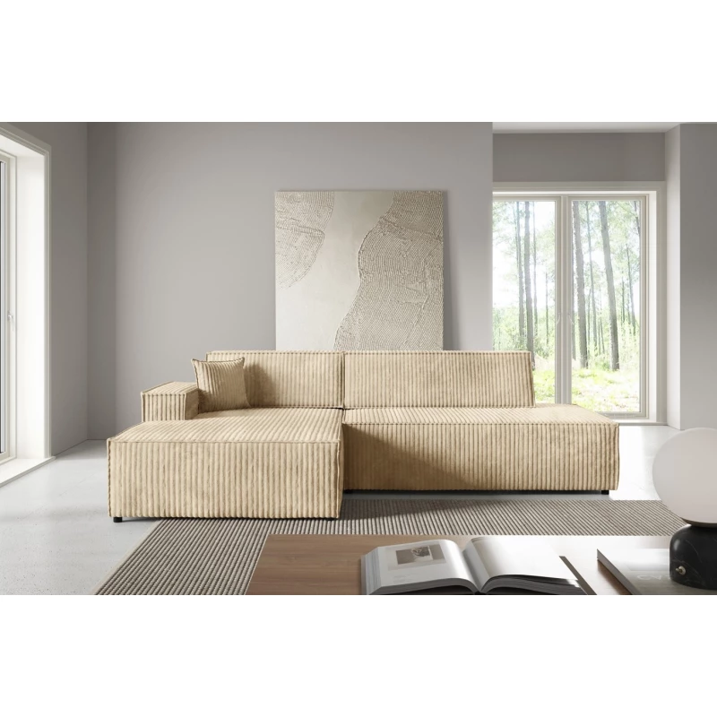 Rohová sedačka s úložným prostorem WINDSOR 1 - ecru 2, levý roh