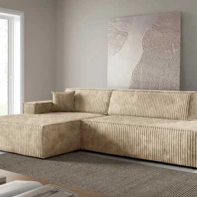 Rohová sedačka s úložným prostorem WINDSOR 1 - ecru 2, levý roh