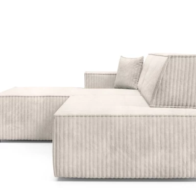 Rohová sedačka s úložným prostorem WINDSOR 1 - smetanová, levý roh