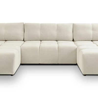 Rozkládací sedací souprava do U TRURO 2 - světlá béžová