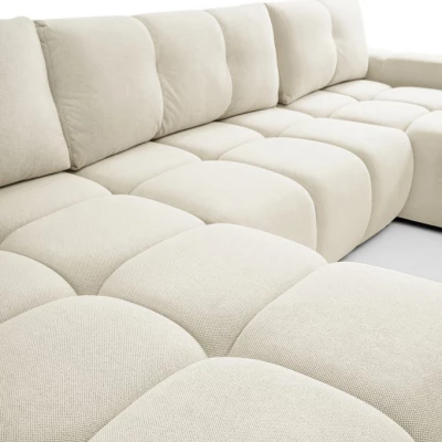 Rozkládací sedací souprava do U TRURO 2 - světlá béžová