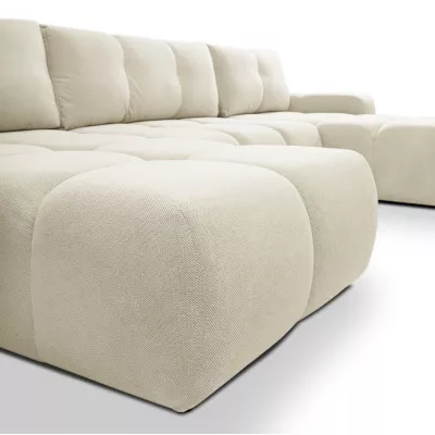 Rozkládací sedací souprava do U TRURO 2 - světlá béžová