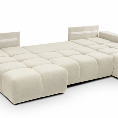 Rozkládací sedací souprava do U TRURO 2 - světlá béžová