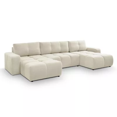 Rozkládací sedací souprava do U TRURO 2 - světlá béžová