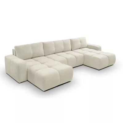 Rozkládací sedací souprava do U TRURO 2 - světlá béžová