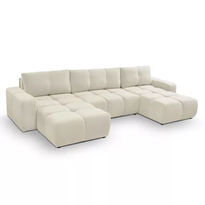 Rozkládací sedací souprava do U TRURO 2 - světlá béžová