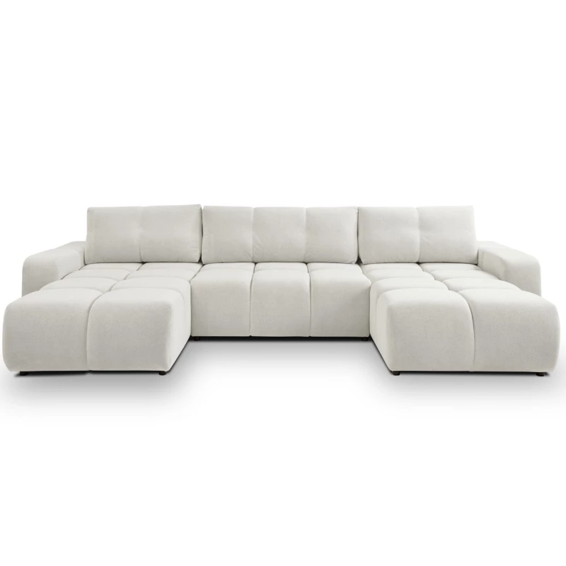 Rozkládací sedací souprava do U TRURO 2 - smetanová