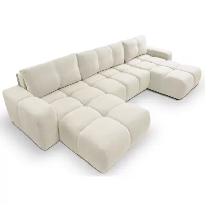 Rozkládací sedací souprava do U TRURO 2 - světlá béžová