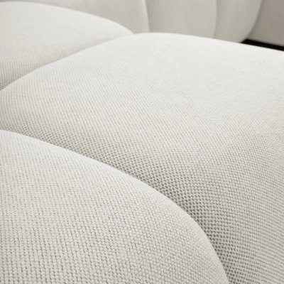 Rozkládací sedací souprava do U TRURO 2 - smetanová