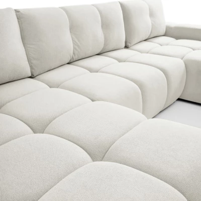 Rozkládací sedací souprava do U TRURO 2 - smetanová