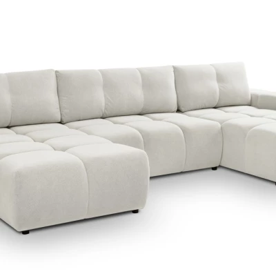 Rozkládací sedací souprava do U TRURO 2 - smetanová