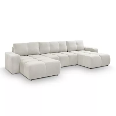 Rozkládací sedací souprava do U TRURO 2 - smetanová