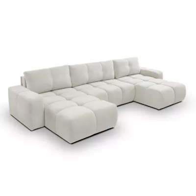 Rozkládací sedací souprava do U TRURO 2 - smetanová