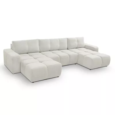 Rozkládací sedací souprava do U TRURO 2 - smetanová