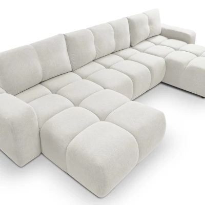 Rozkládací sedací souprava do U TRURO 2 - smetanová