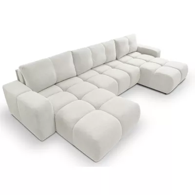 Rozkládací sedací souprava do U TRURO 2 - smetanová