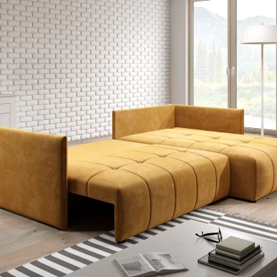 Designová sedací souprava ILONIE - hořčicová