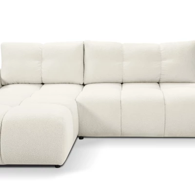 Rozkládací sedačka s úložným prostorem TRURO 1 - krémová 2, levý roh