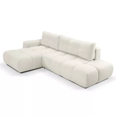 Rozkládací sedačka s úložným prostorem TRURO 1 - krémová 2, levý roh