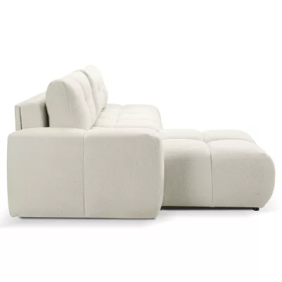 Rozkládací sedačka s úložným prostorem TRURO 1 - krémová 2, levý roh