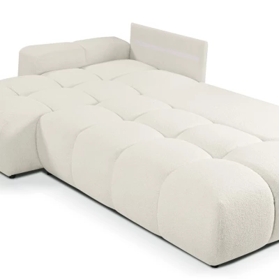 Rozkládací sedačka s úložným prostorem TRURO 1 - krémová 2, levý roh