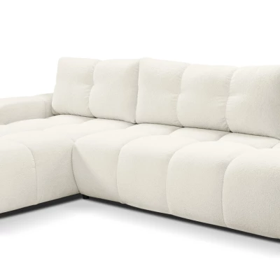 Rozkládací sedačka s úložným prostorem TRURO 1 - krémová 2, levý roh