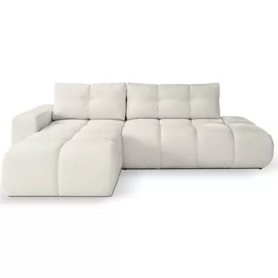 Rozkládací sedačka s úložným prostorem TRURO 1 - světlá béžová 2, levý roh