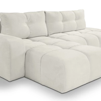 Rozkládací sedačka s úložným prostorem TRURO 1 - světlá béžová 2, levý roh