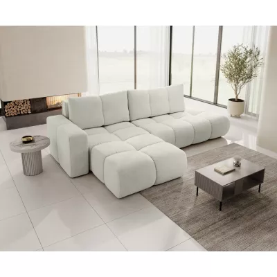 Rozkládací sedačka s úložným prostorem TRURO 1 - světlá béžová 2, levý roh