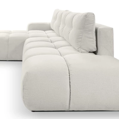 Rozkládací sedačka s úložným prostorem TRURO 1 - světlá béžová 2, levý roh