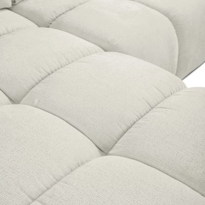 Rozkládací sedačka s úložným prostorem TRURO 1 - světlá béžová 2, levý roh